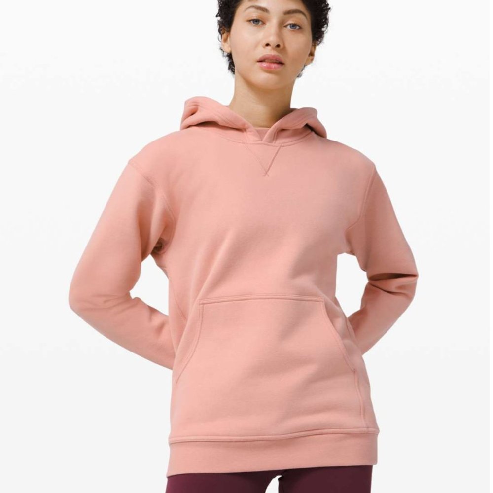 LULULEMON All Yours Hoodie *Fleece Pink Pastel Size 2